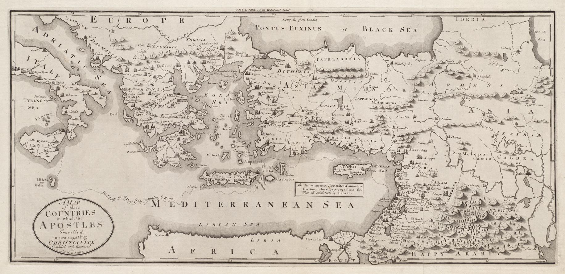 A Map of the Apostles