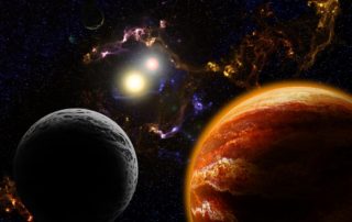 Binary Star & Nebula