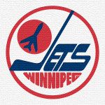 Winnipeg Jets' Away Logo 1980s