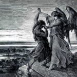 Jacob & the Angel (Gustave Doré: 1855)