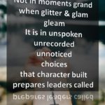 Leaders Called