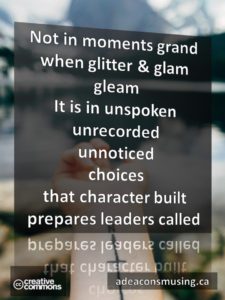 Leaders Called
