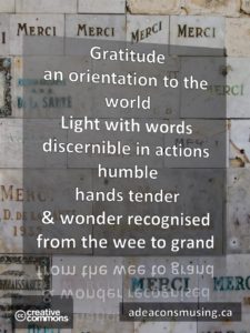 Gratitude