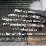 What We Value"