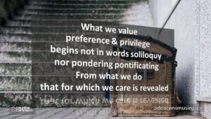 What We Value"