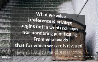 What We Value"