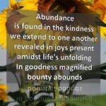 Bounty Abounds