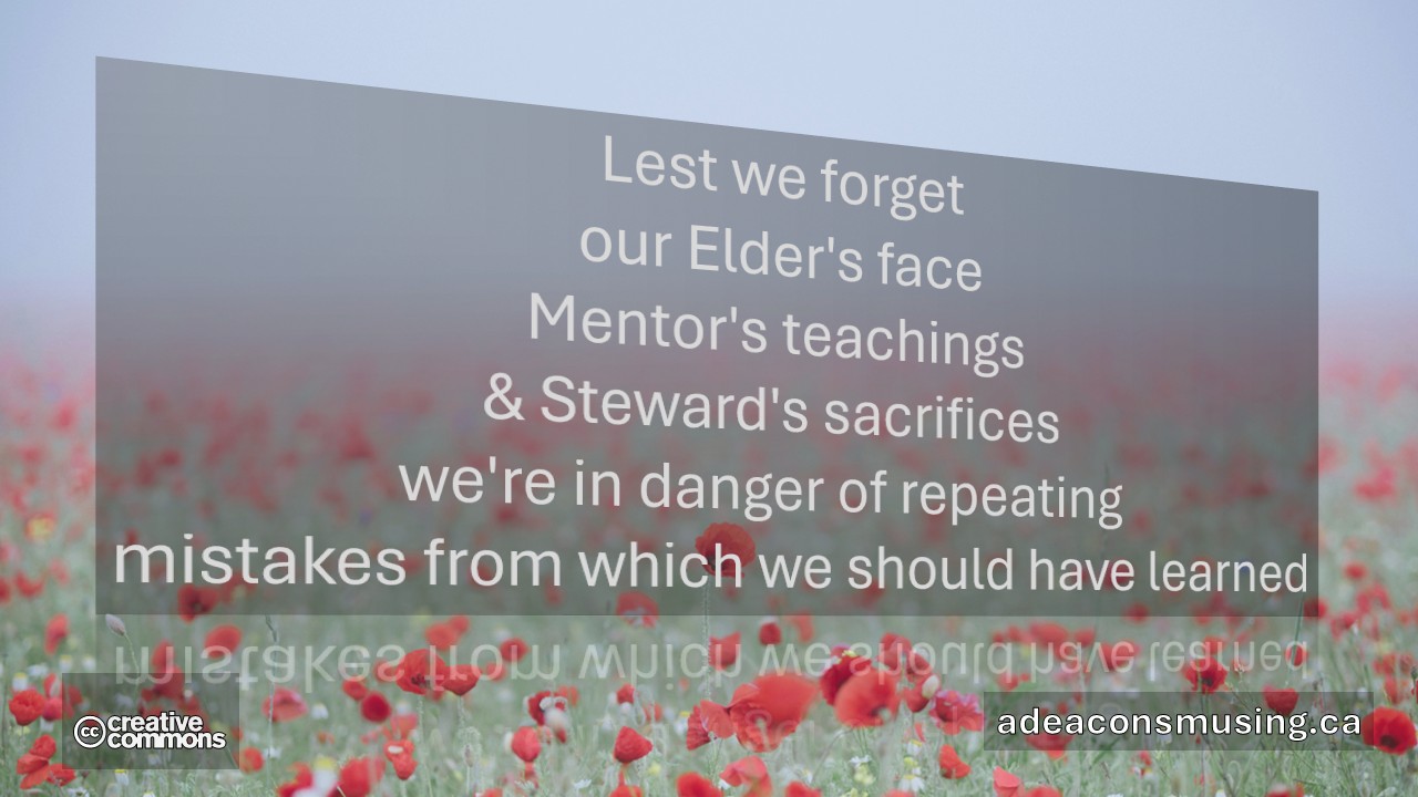 Lest We Forget